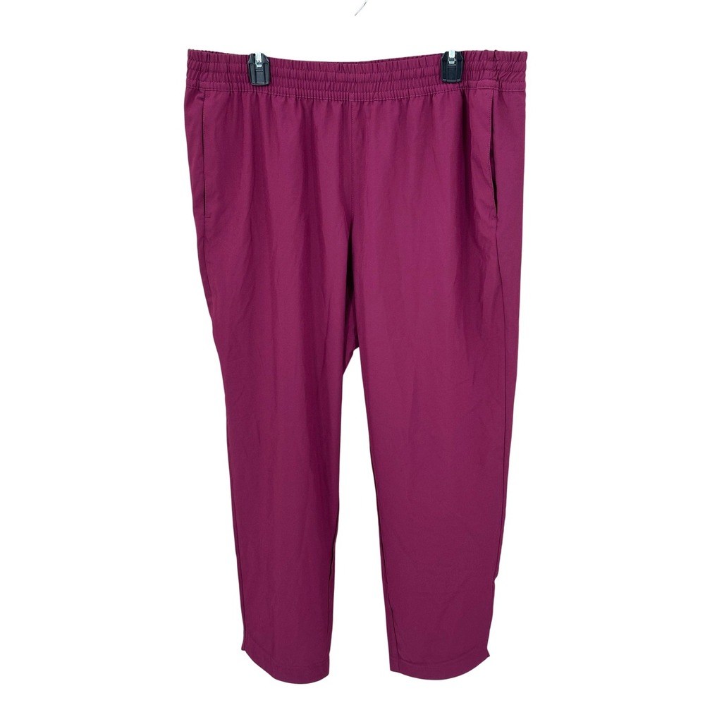 Columbia Pants Womens XL Burgundy Hike Stretch Pockets‎ Trail Outdoor Hiking Gym